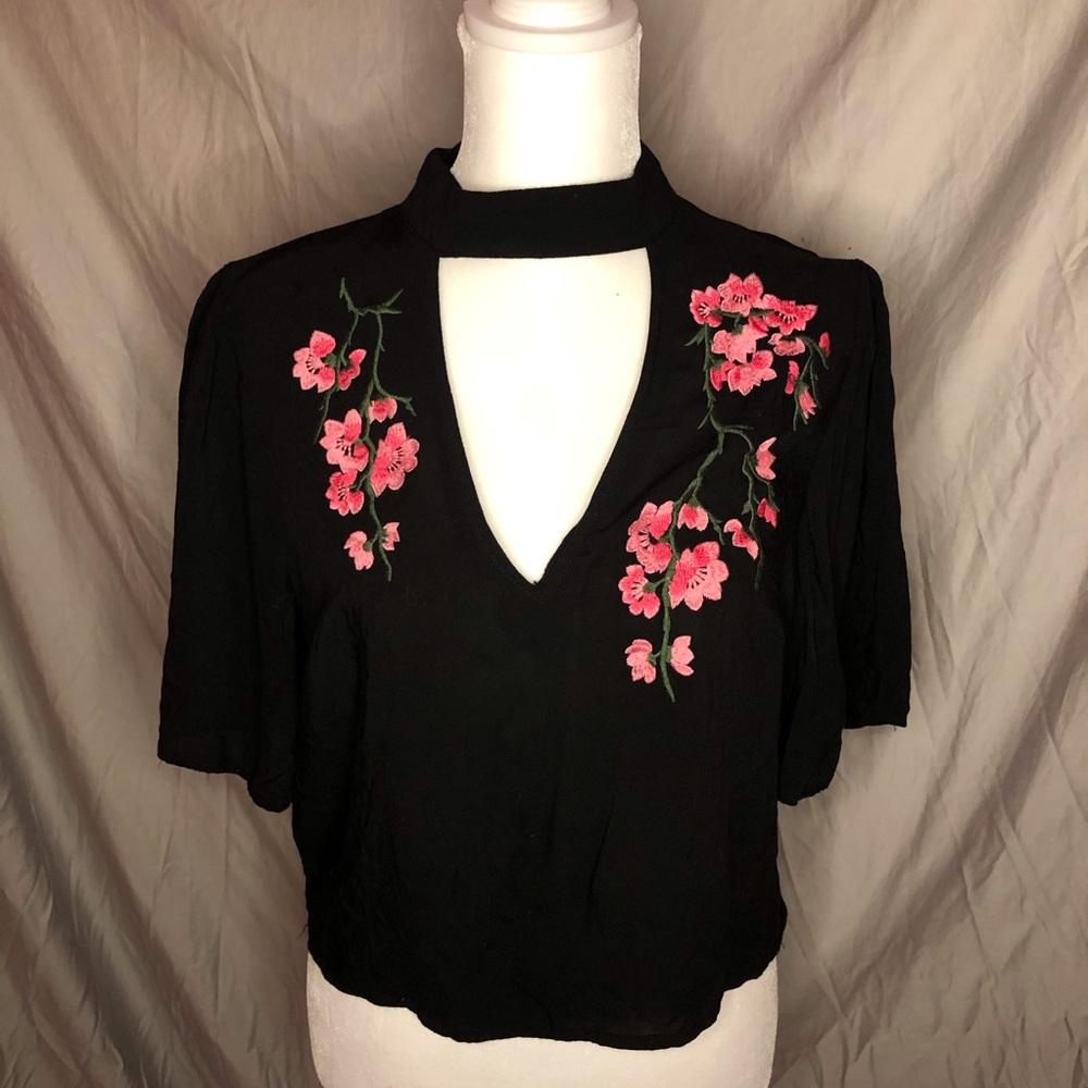 Low cut blouse from local boutique!